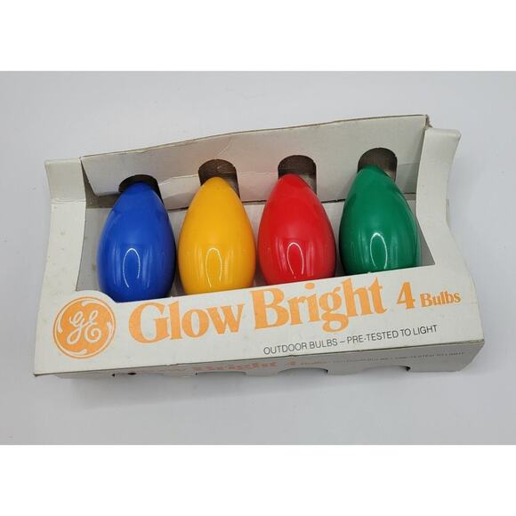 Lot Of 3 Packs GE Glow Bright C-9 Replacement Christmas Light Bulbs NIP - Picture 7 of 7